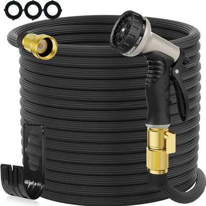 Kepagard Expandable Garden Hose Lightweight Water Hose, Black